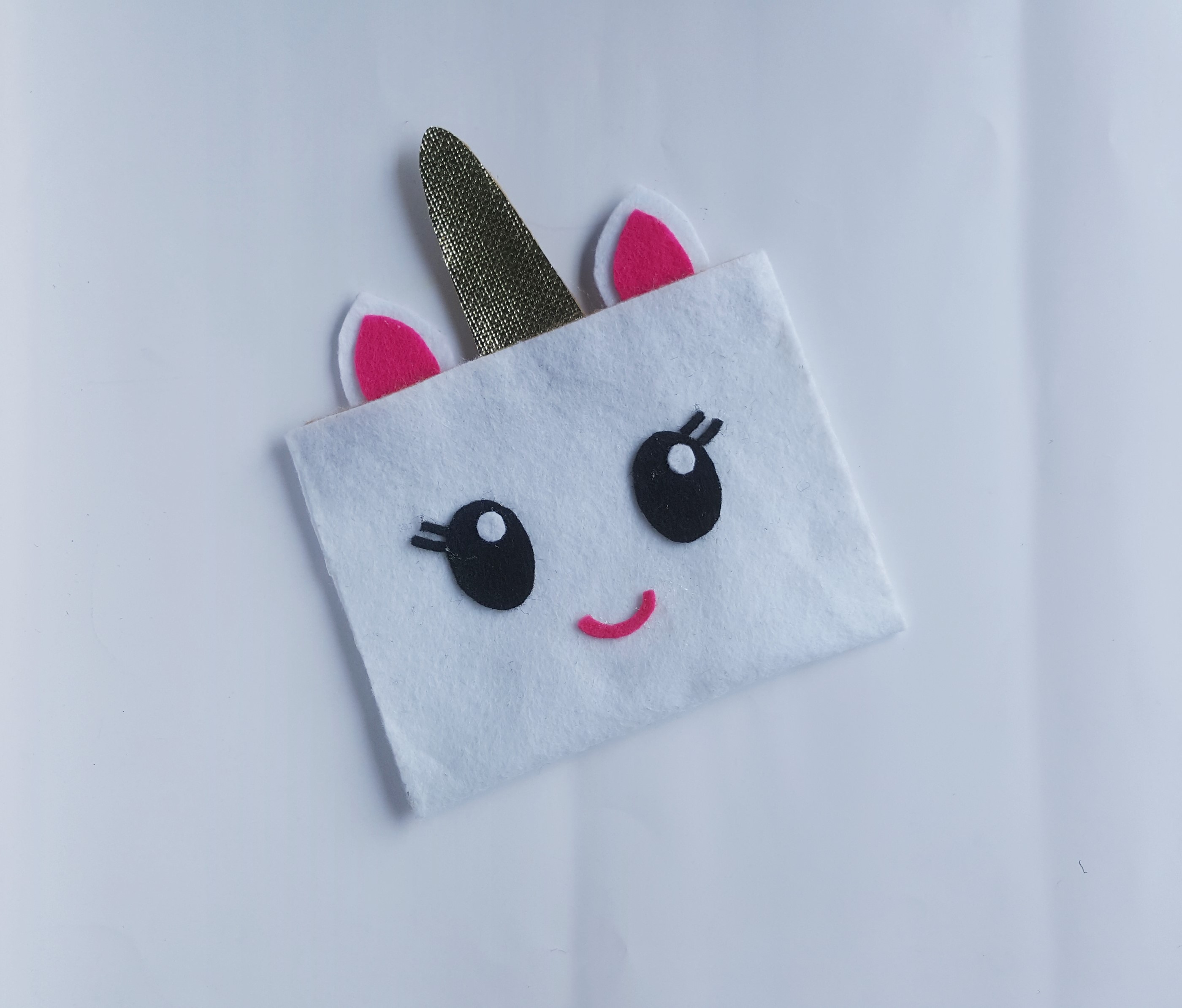 unicorn no sew pouch Step (7) 