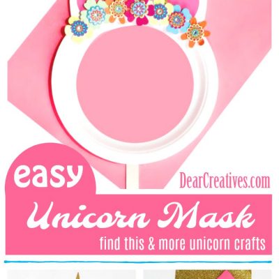 Paper Plate Unicorn Mask is a Fun Kids Craft to Make