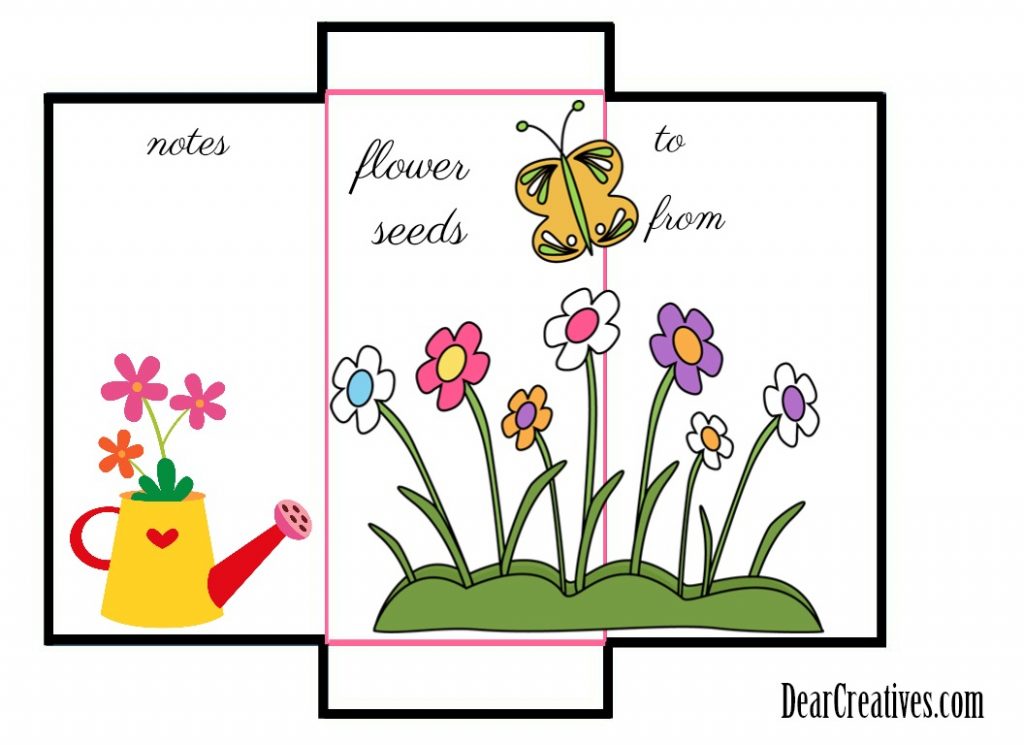Seed Packet Envelope Template © 2018 DearCreatives.com