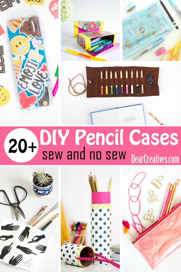 DIY Back-to-School 3-ring pencil pouches - free sewing tutorial