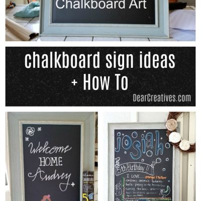 Do You Want to Make Chalkboard Art? DIY Chalkboard Signs? Start Here!
