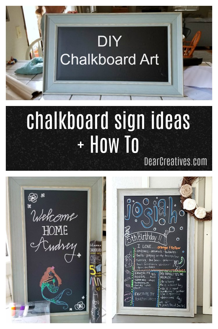 Do You Want to Make Chalkboard Art? DIY Chalkboard Signs? Start Here!