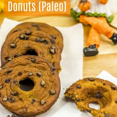 Pumpkin Donuts Alert! Pumpkin Chocolate Chip Donuts (Paleo)