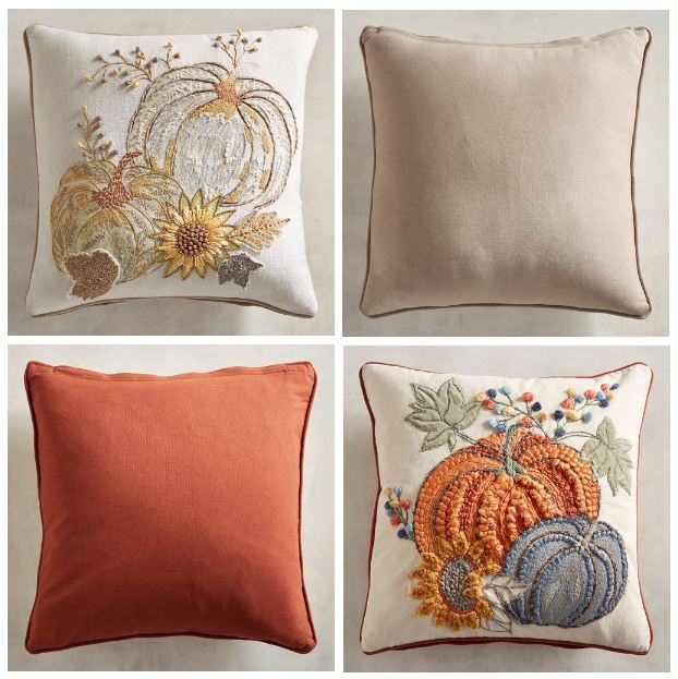 fall throw pillows