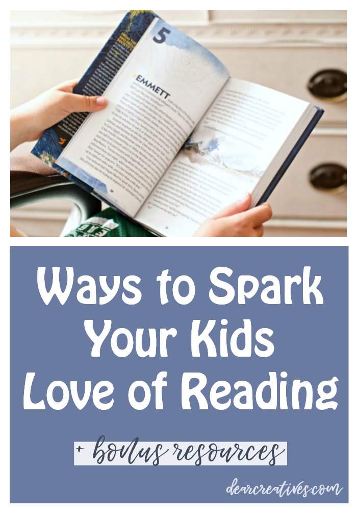 Looking for ways to spark your kids love of reading and resources for online resources to go with certain books. DearCreatives.com #kids #books #reading #novels #booksworthreading