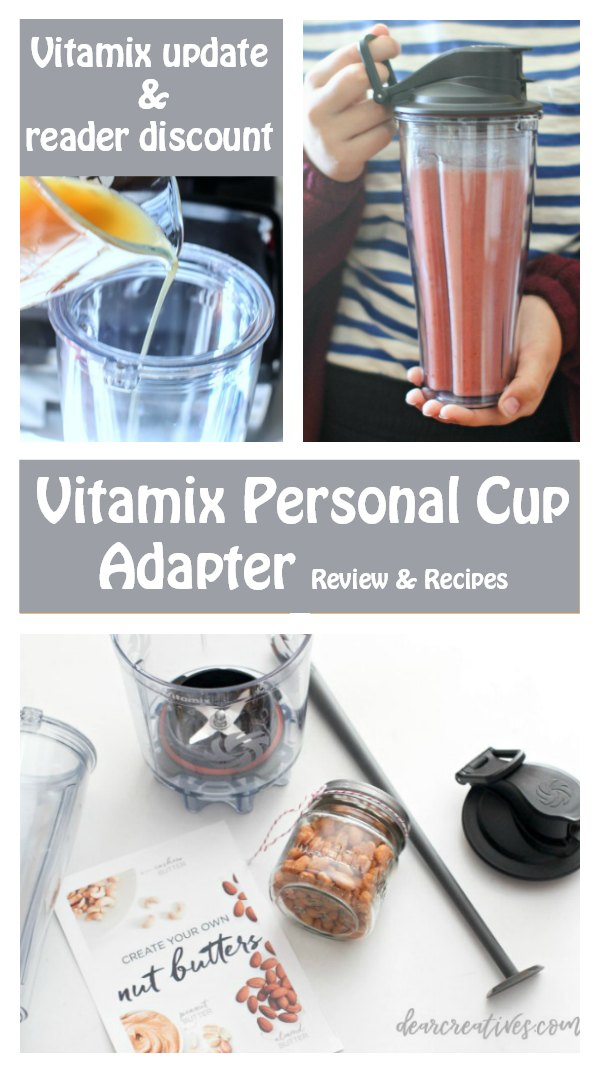  Vitamix Personal Cup Adapter - 61724, Clear : Home & Kitchen