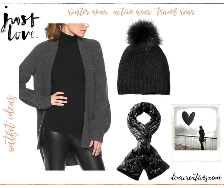 Right now is the perfect time for active wear. Workout clothes aren't just for working out, yoga or walking. I like to wear athletic wear, leisure wear when I travel. See what's new and how to enter a giveaway for a gift cards. #activewear outfit ideas for winter wear, active wear and travel wear #travel #outfitideas #whattowear #activewear #athletic #leisure #clothing #women #winter #sponsored DearCreatives.com