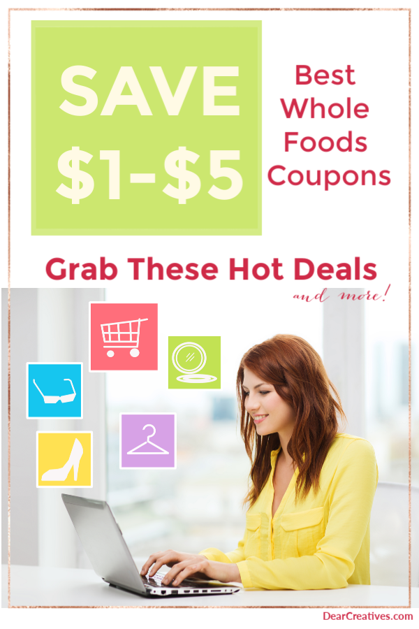 Whole Foods Coupons save money by printing these coupons for natural and organic products. These are the latest coupons valued one dollar and up to five dollar coupons. See them all now, and more savings. #coupons #printablecoupons #wholefoodscoupons #wholefoods #deals #savings #printable #coupons 