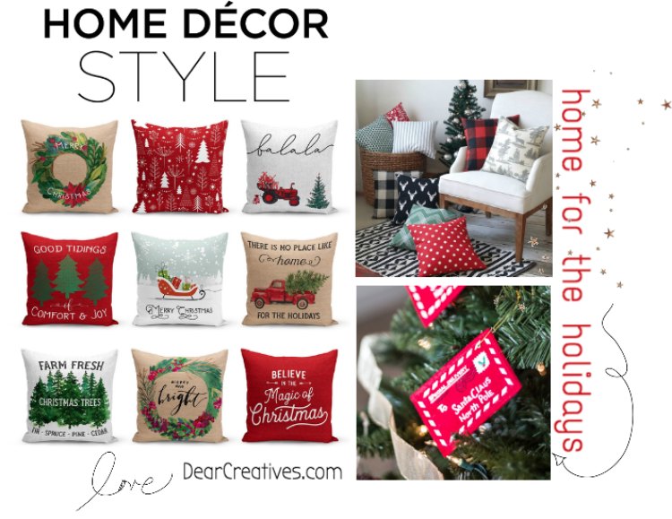 Christmas Decorating Ideas- See what's trending to create the look you will love for the holidays. Whether it's cozy, warm, bright or white. Festive is what you will end up with after seeing these ideas! #christmas #homedecor #homedecorideas #holidays #holidaydecor 