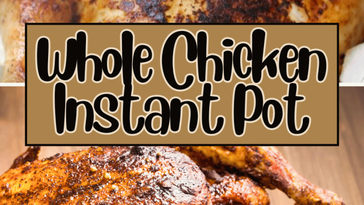 Instant Pot, Whole Chicken, onion, garlic coves, limes, spices