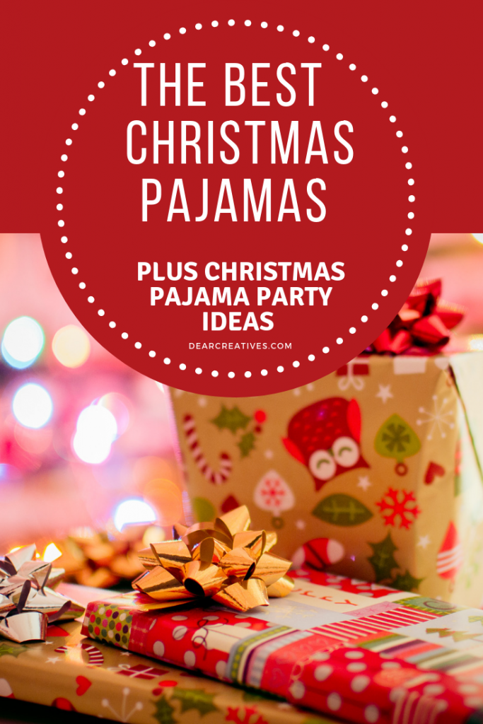 Are you looking for ideas for Christmas fun? Why not get matching pajamas for Christmas morning or throw a Christmas pajama party? These are awesome ideas and so easy! #christmas #pajamas #christmaspajamas #gifts #partyideas #fun #festive #dearcreatives