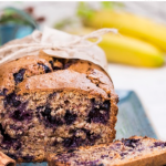 Blueberry Banana Bread - enjoy this quick bread with blueberries for breakfast, brunch or as a snack. DearCreatives.com #blueberrybananabread #quickbread #bananabreadrecipe #sweetbread #recipe #bakingrecipe #easy #blueberries #breakfast #brunch #snacks #dessert #dearcreatives