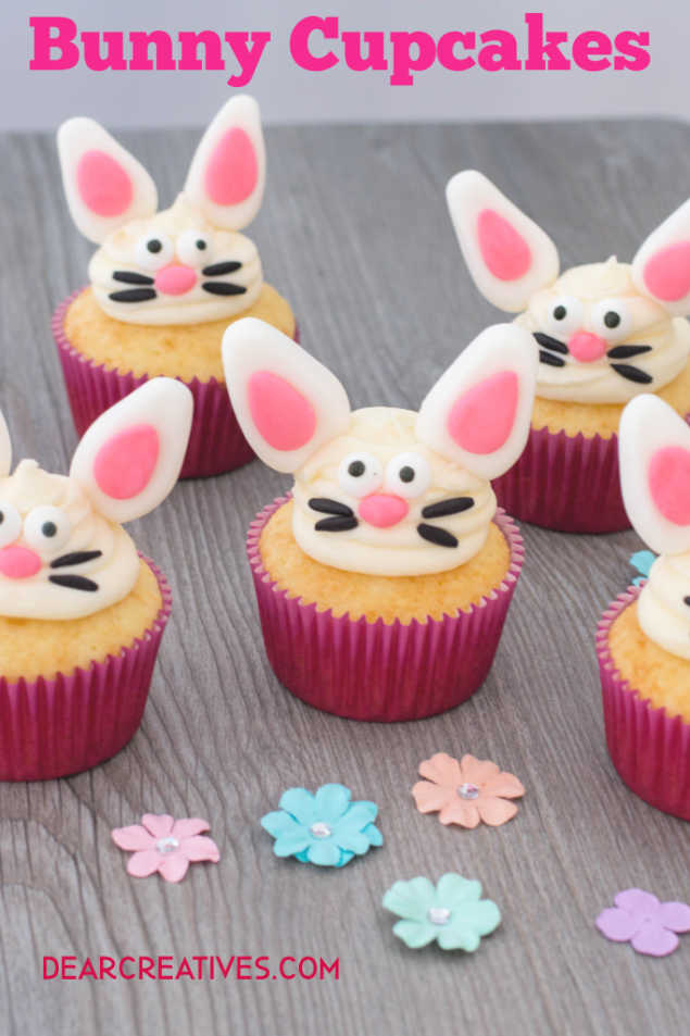 Bunny Cupcakes To Make For Your Spring Celebrations