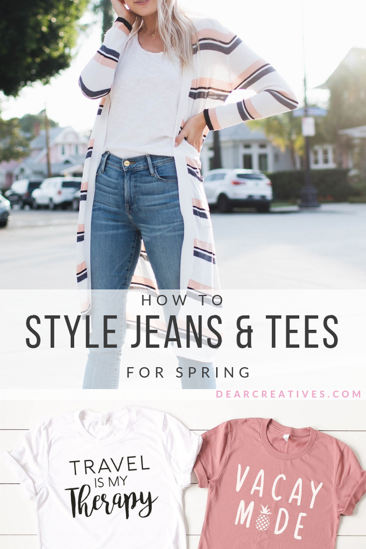 HOW TO STYLE JEANS AND A T-SHIRT - EVERYDAY OUTFIT IDEAS