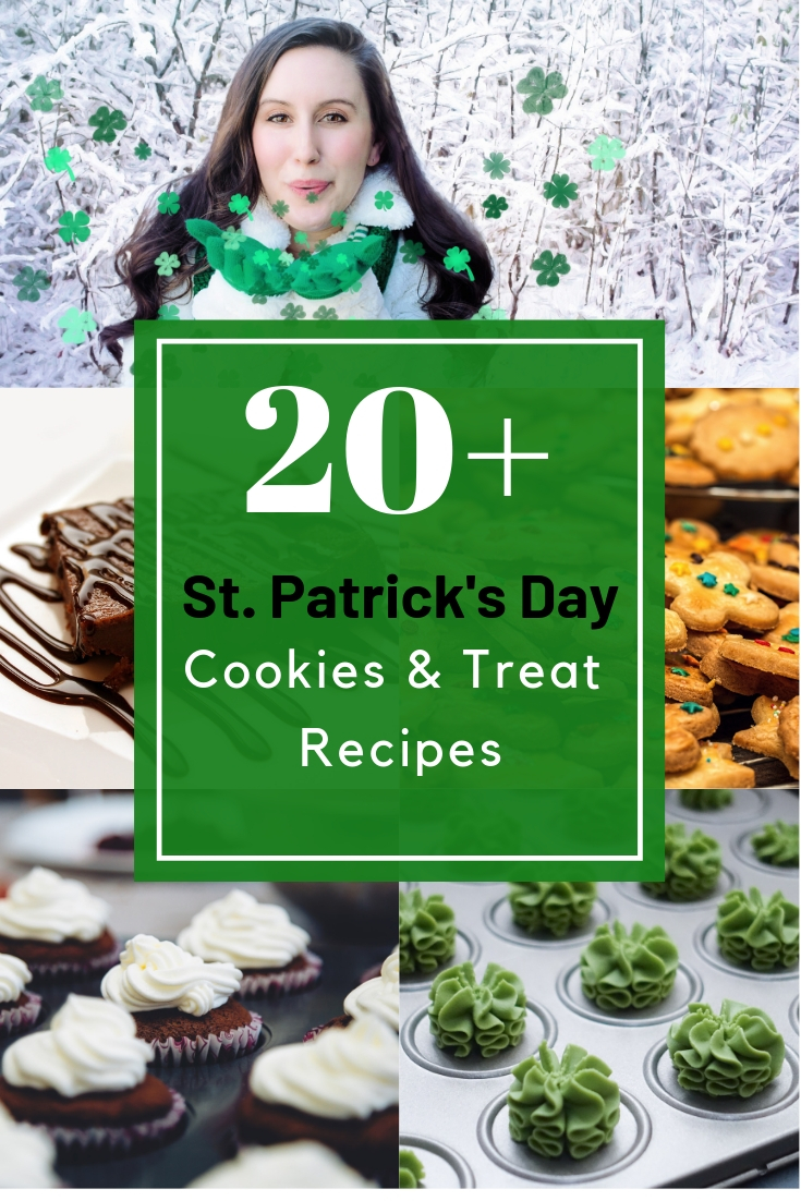 St. Patrick's Day Treat Recipes and St. Patrick's Day Cookies Recipes #stpatricksdayrecipes #stpatricksday #treatrecipes #cookiesrecipes #stpatricksdaycookies #stpatricksdaytreats #stpatricksdayideas DearCreatives.com