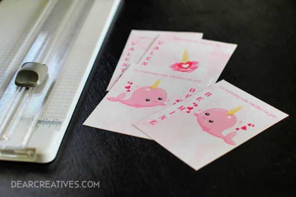 Free Cute Valentine's Day Printables With Epson ET-2750 Dear Creatives