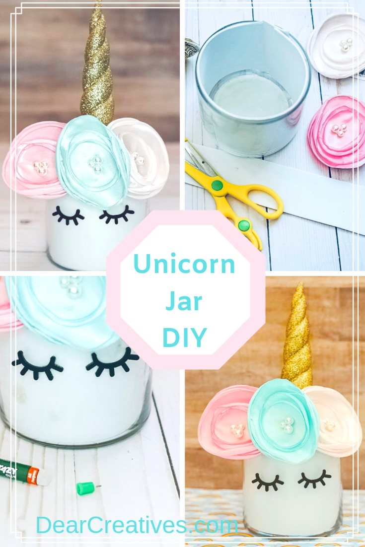 Unicorn Jar DIY For Unicorn Centerpieces, Parties, Decor…