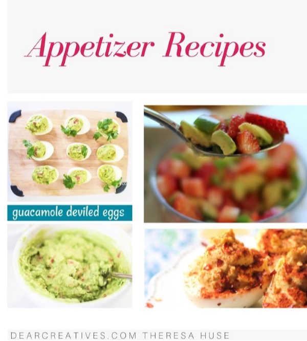 Appetizer Recipes - DearCreatives.com #appetizerrecipes #appetizers #easyappetizerrecipes #tasty #partyfoods #dearcreatives