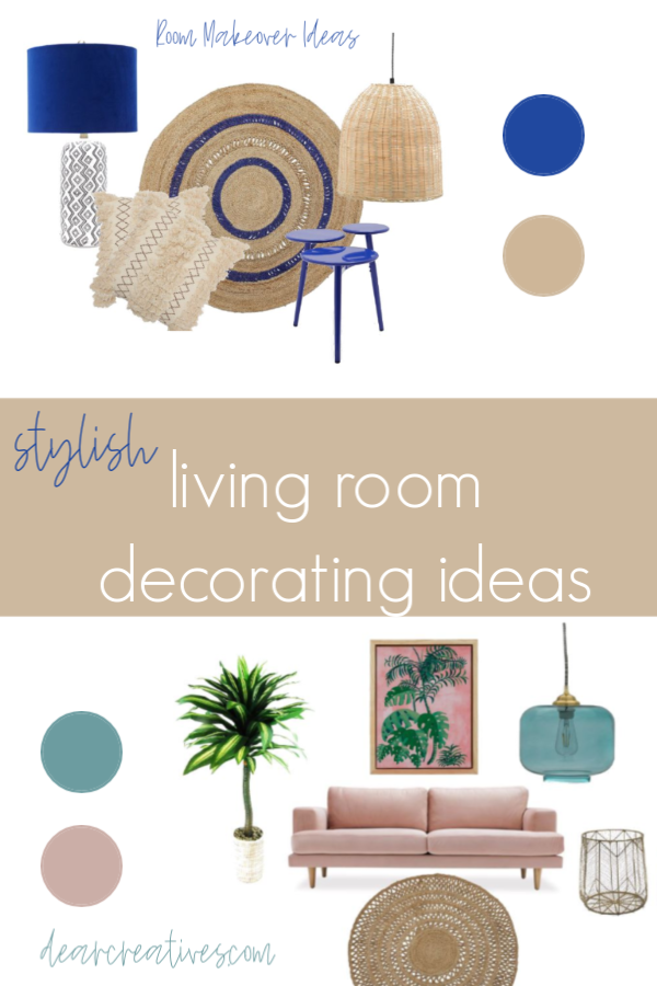 Living Room Decorating Ideas - DearCreatives.com #decoratingideas #decoratingtips#livingroom #decor #dearcreatives #stylish #chic #boho #modern 