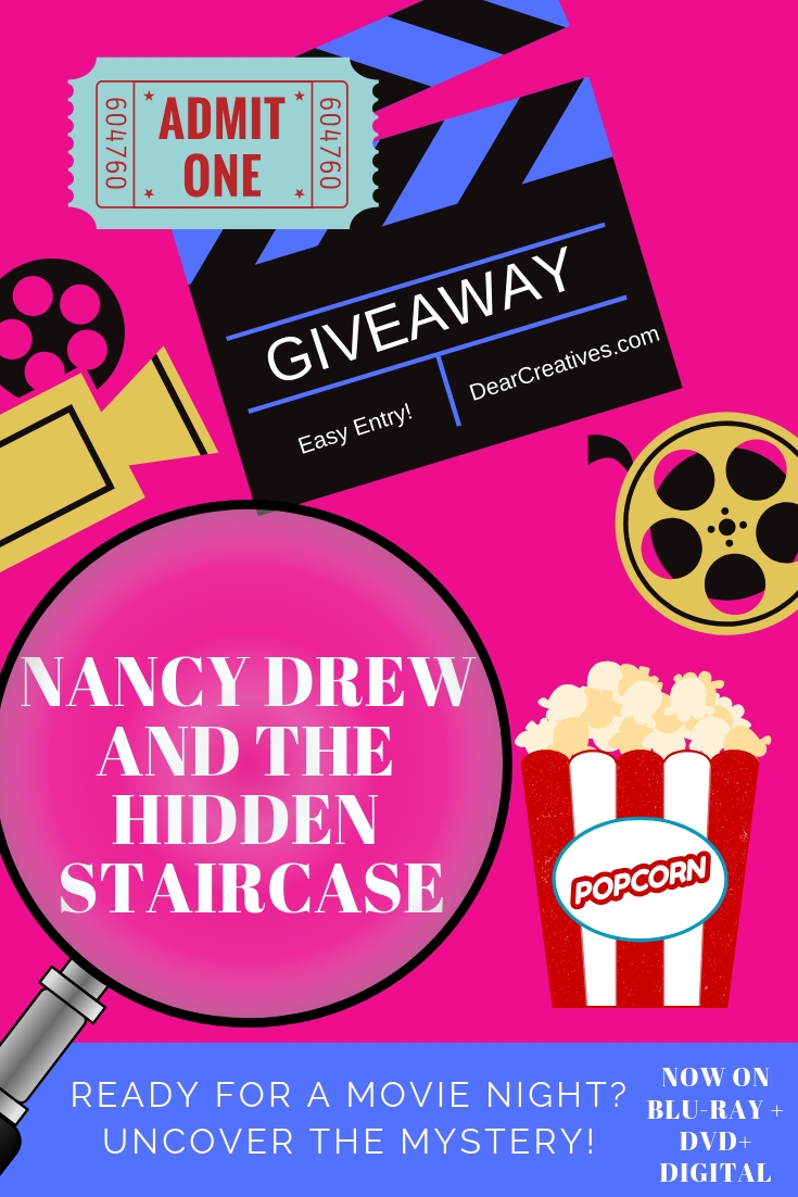 Nancy Drew And The Hidden StairCase Ready For Movie Night_ Uncover the mystery. #movies #dvd #entertainment #movienight #family #mystery #warnerbros #ad #contest #giveaway