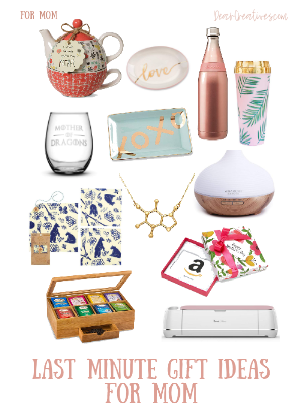 Last Minute Gift Ideas Mother -Mother's Day Gifts on Amazon - #Amazoninfluencer DearCreatives.com #mothersdaygifts #giftideas #mothersdaygiftsamazon 
