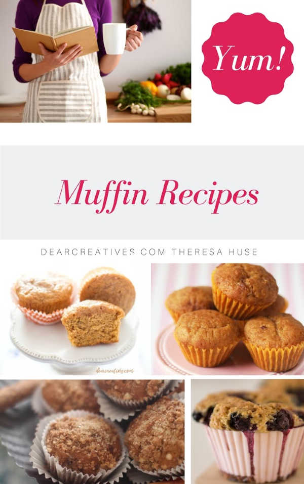 Muffin Recipes - There are so many muffin recipes to try. Bake muffins by picking one of our favorites from here. #muffinrecipes #muffins #baking #bakemuffins #dearcreatives