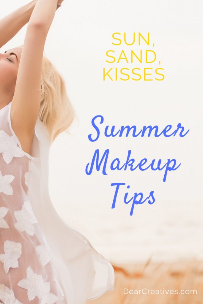 Young lady enjoying the summer weather - Summer Makeup Tips - How to make your makeup last all day. Great beauty tips that are affordable, easy to do and do work! DearCreatives.com #beautytips #summer #makeup #makeuptips #dearcreatives