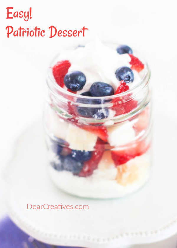 Patriotic Dessert – Quick, Easy And No-Bake!