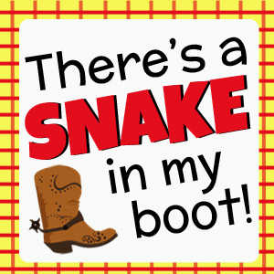Free Toy Story Themed Printable Snake in My Boot DearCreatives.com