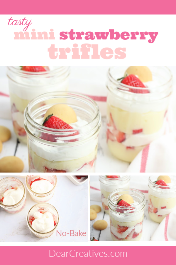 Strawberry Trifle Icebox Cake (mini)