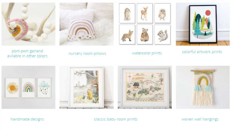 Baby Room Ideas - Handmade baby room decor, nursery room decor - see this curated list and more ideas for your baby's room. DearCreatives.com