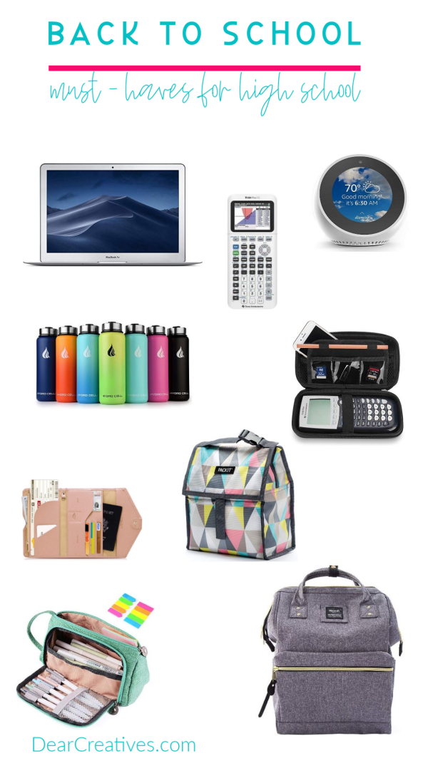 Back To School High School Supplies + Must-Have Lists