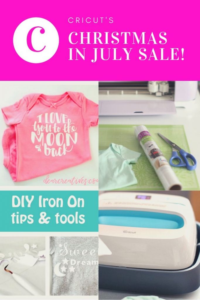 Christmas in July sale! Grab all the details, discount codes and shop! #cricut #sale #christmasinjuly
