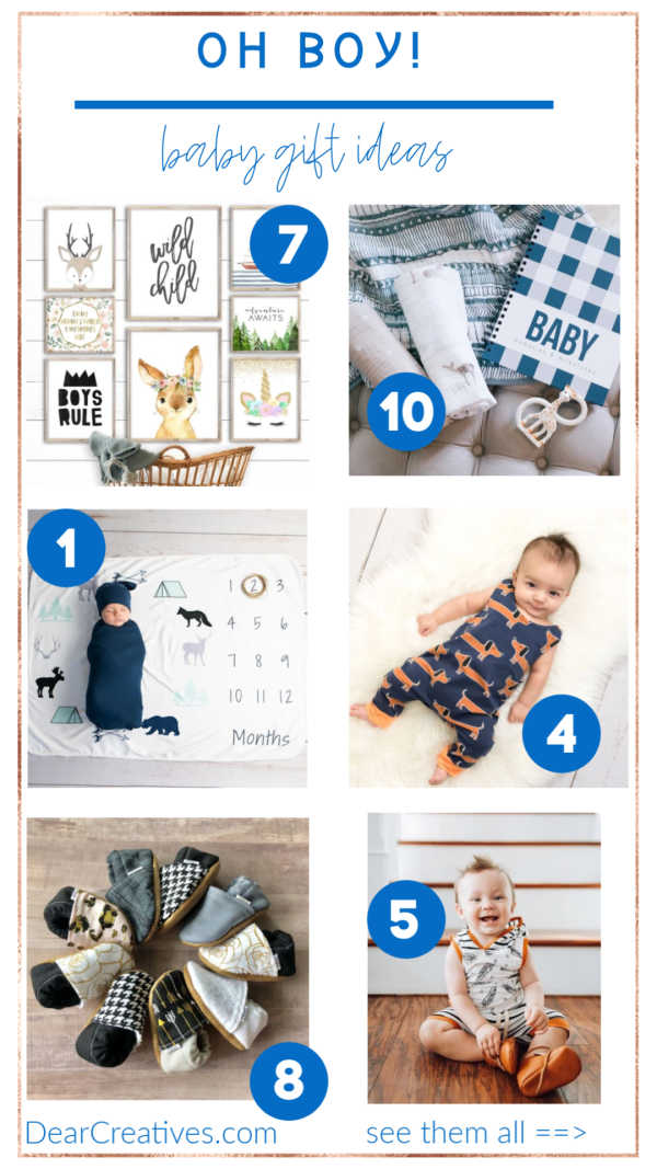 Baby Boy Gift Ideas “Oh Boy!” These Are Adorable!