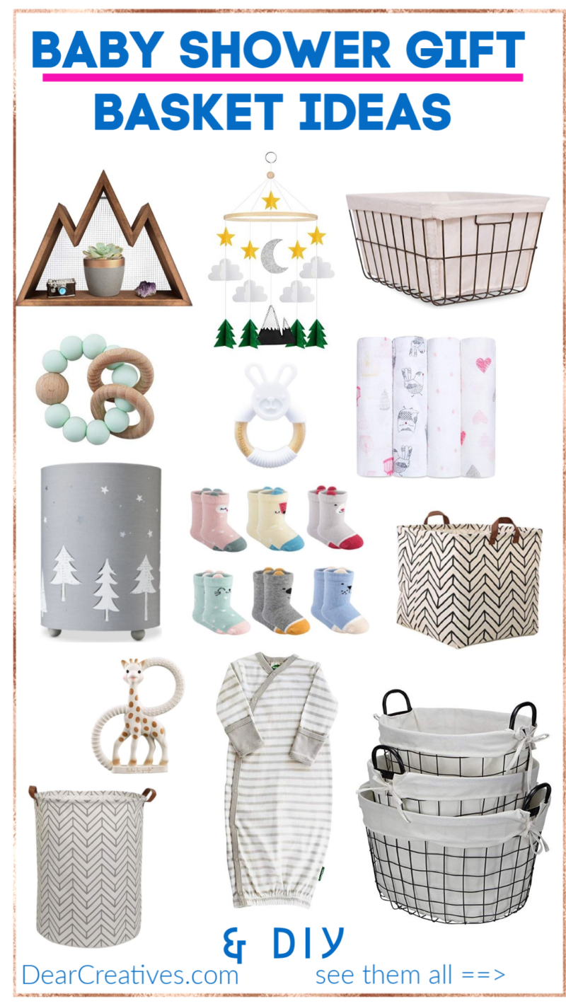 DIY Baby Gift Basket + Baby Shower Gift Ideas Dear Creatives