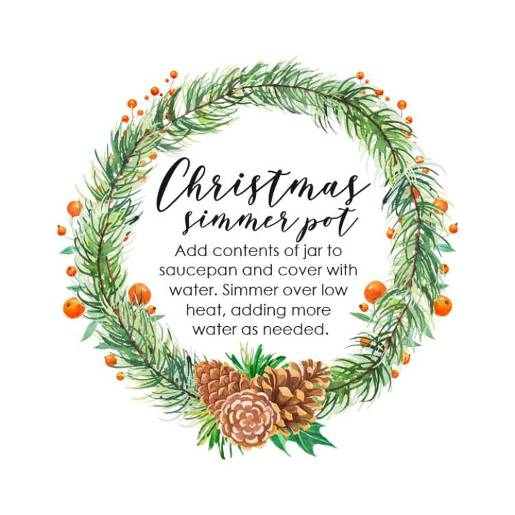 Stovetop Christmas Potpourri (+FREE Printable Tags!)