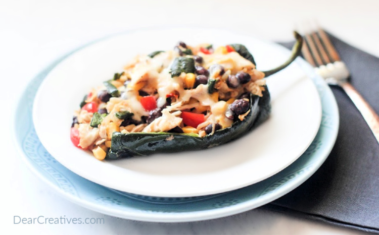 Chicken Stuffed Peppers – Stuffed Polano Peppers