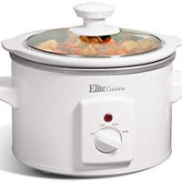  Slow Cooker, 1.5 Quart, White