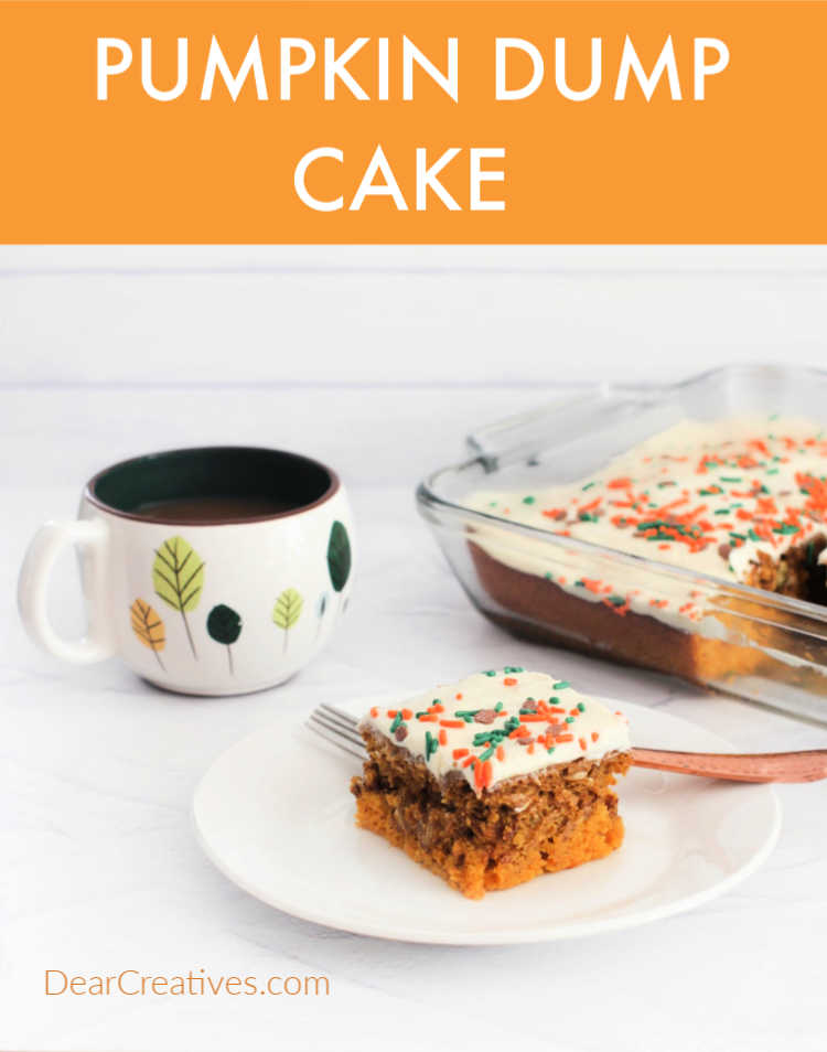 Pumpkin Dump Cake – Easy 1 Bowl, Dump, Swirl, Bake, Enjoy!