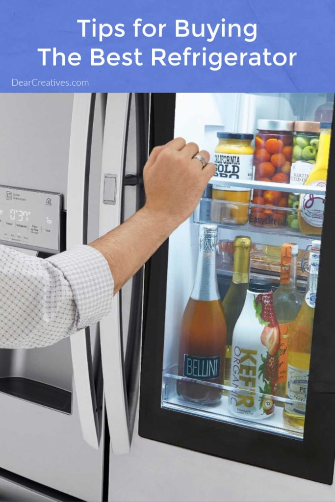 Tips For Buying A Refrigerator + LG InstaView™ Door-in-Door® Refrigerator with Craft Ice™ LG's newest model is a dream come true! DearCreatives.com