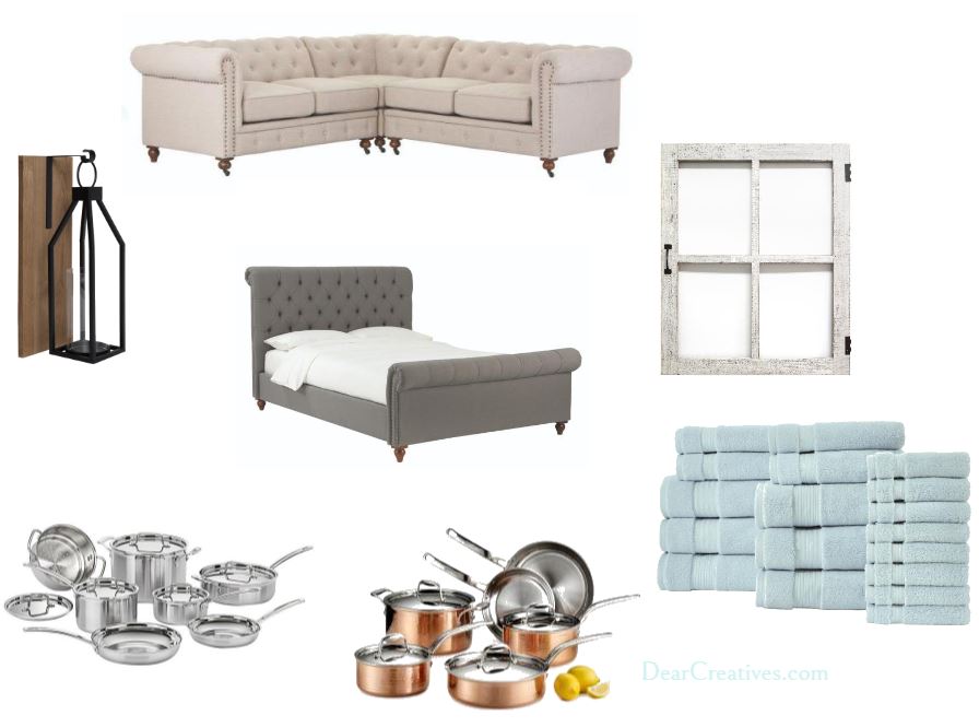 Home Decor Sales and Houseware sales. Get all the details - DearCreatives.com