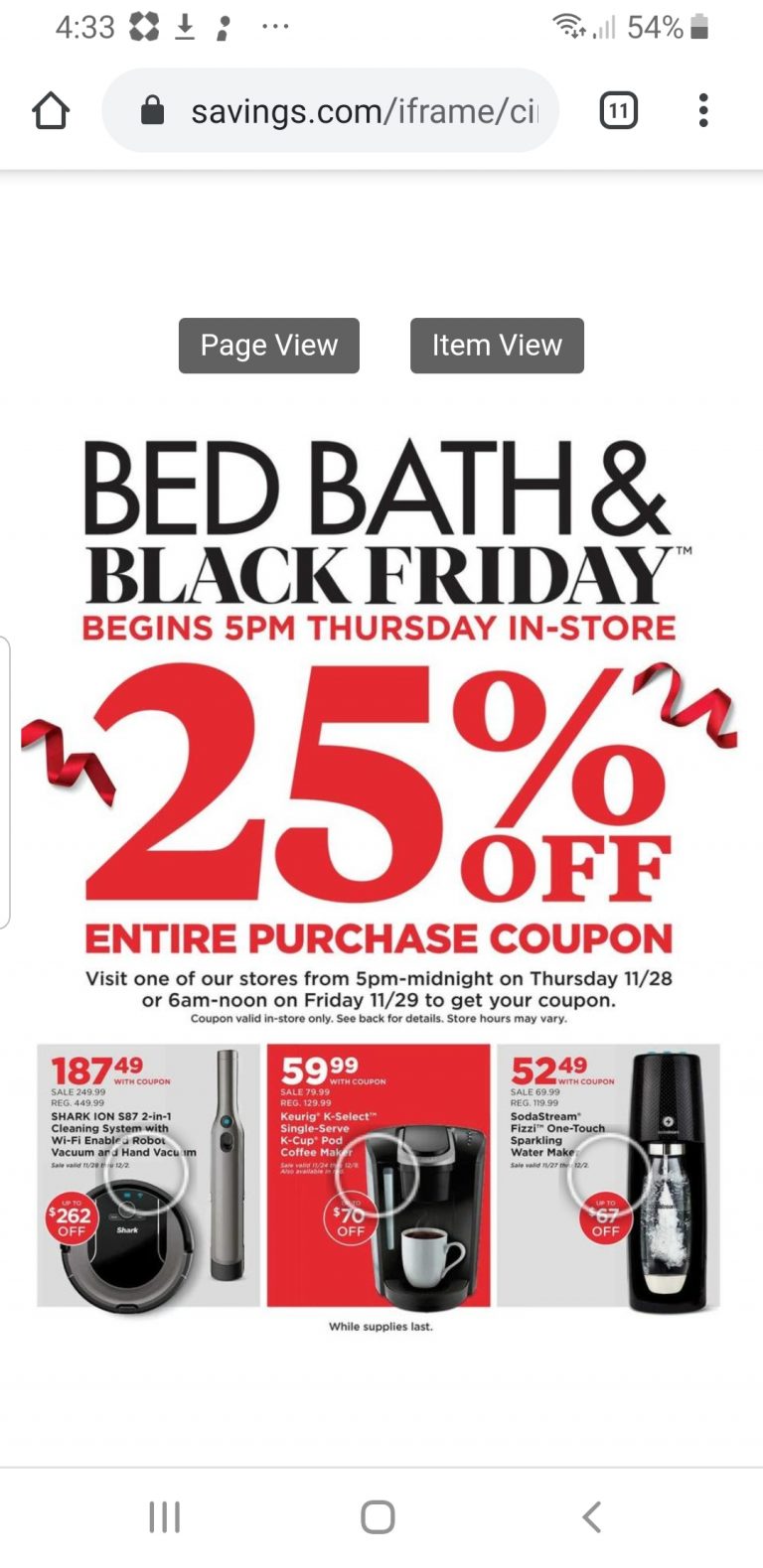 Bed Bath & Beyond Black Friday Deals!