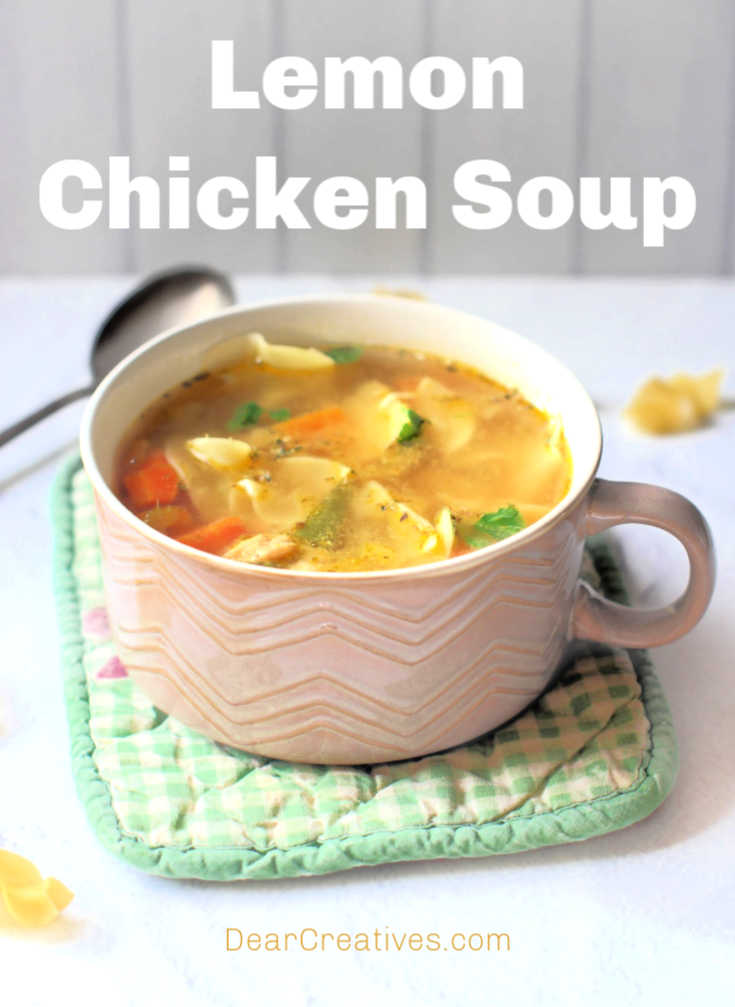 Lemon Chicken Soup – Easy, Lemony Chicken Soup!