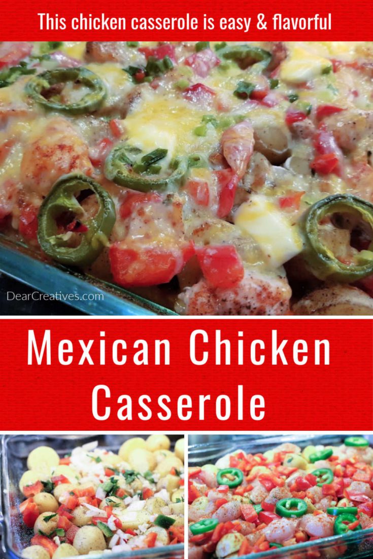 Mexican Chicken Casserole Dear Creatives