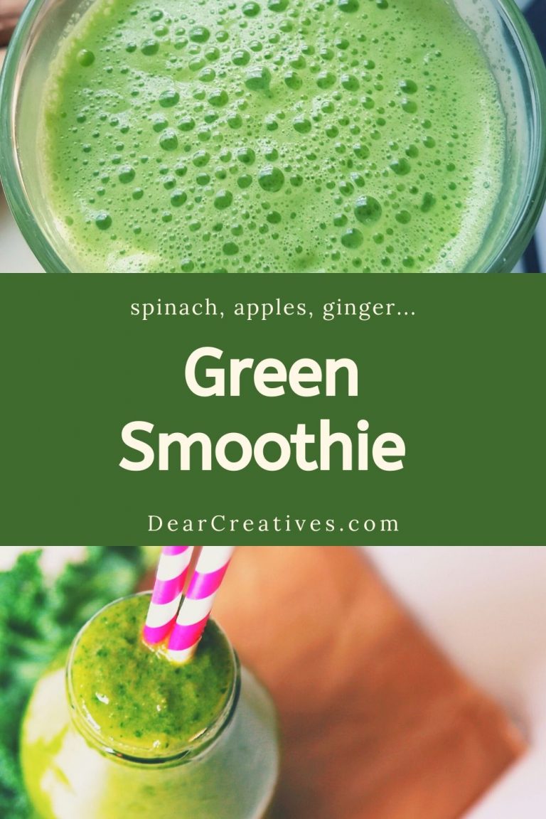 Green Smoothie – A Delicious Blend Of Spinach, Apples…