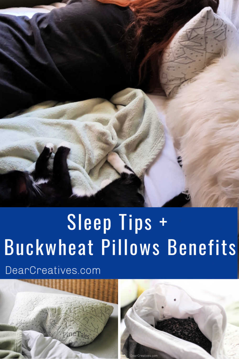 Buckwheat Pillows + How To Get A Good Night's Sleep! Dear