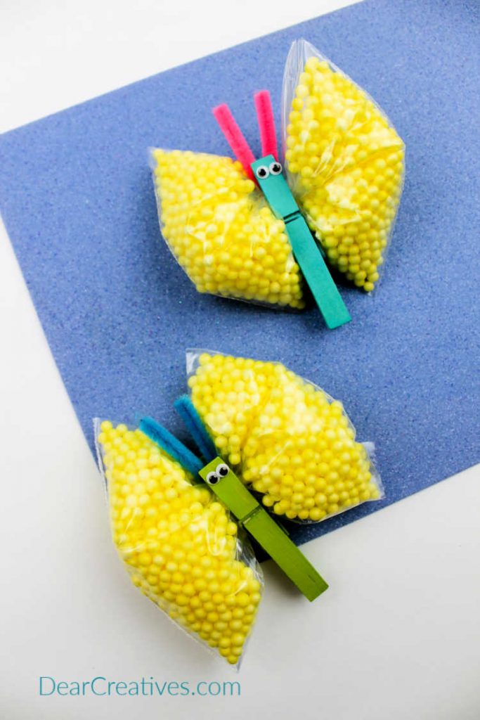 Kids Butterfly Craft - This is a fun kids crafts to make, it's an easy craft for kids. - DearCreatives.com