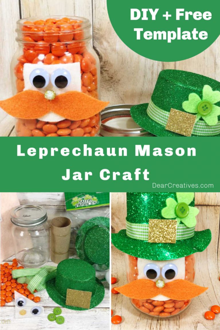 Leprechaun Mason Jar Craft – DIY St. Patrick’s Decoration!