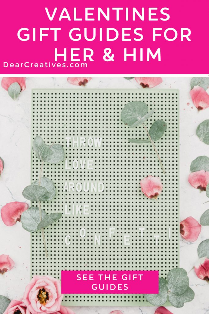 Valentine's Gift Guides for her and him. See Valentine's Day 2020 Circular plus all our gift guides for Valentine's Day to help you select the best gift. DearCreatives.com
