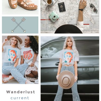 Fashion Mood Board - Wanderlust- Current Mood - DearCreatives.com